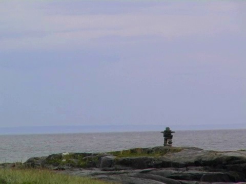 海岸上的伊努苏克视频素材