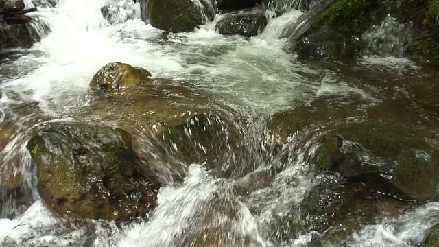 山涧的全景图视频素材