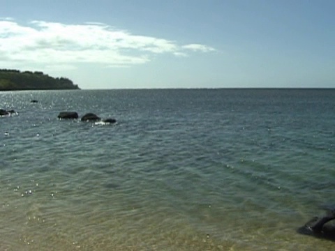 宁静的海洋海滩视频素材