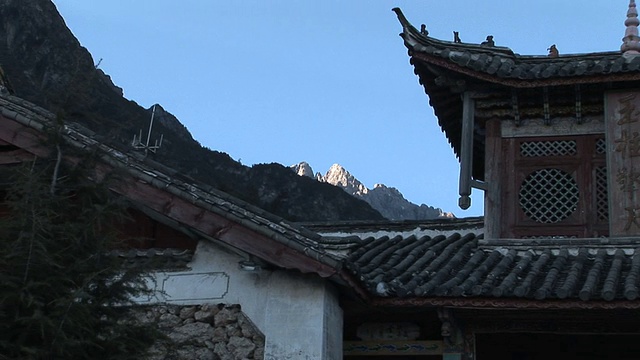 山区寺庙视频素材