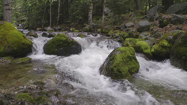 约塞米蒂国家公园的Illilouette Creek视频下载