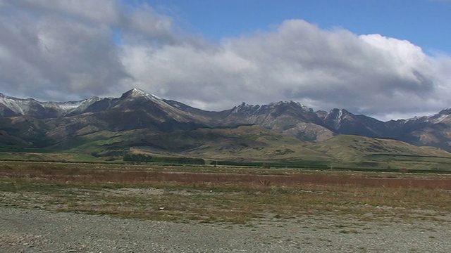 峡湾国家公园的山脉视频素材