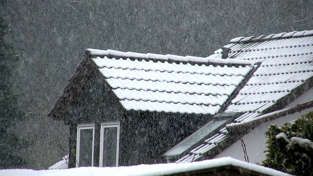 晚上的雪HD 1080视频素材