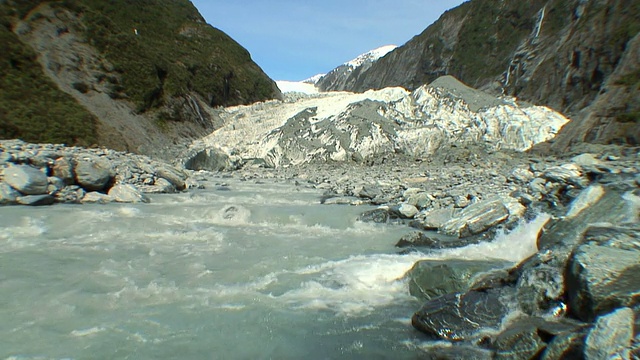 冰川流视频素材