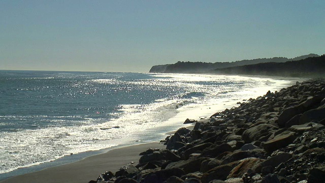 新西兰西海岸海滩视频素材