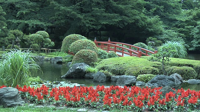 日式花园3视频素材