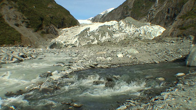 冰川流视频素材