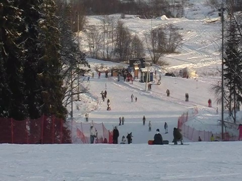 滑雪视频素材