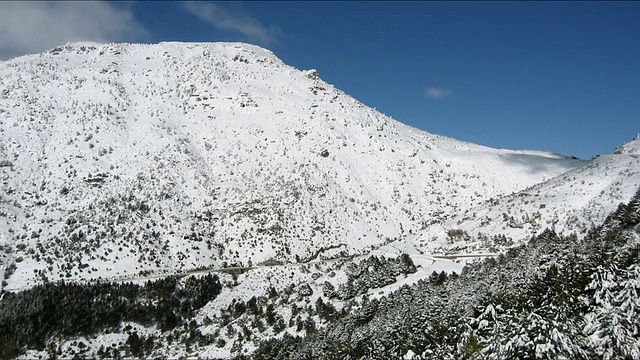 雪山时光流逝视频素材