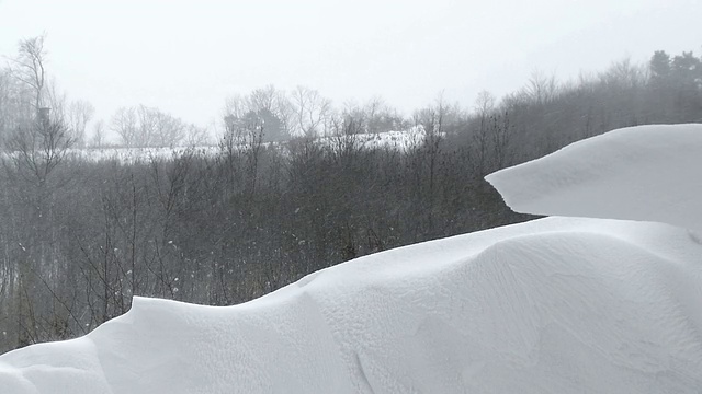 暴风雪光视频素材