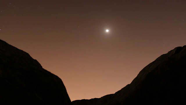 间隔拍摄:夜空视频素材