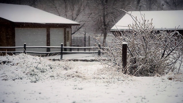 架关注暴雪视频素材