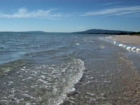 海滩水波视频素材