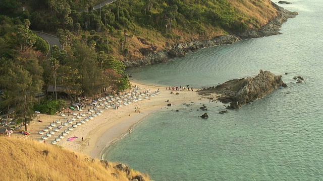 流行的热带海滩高清视频视频素材