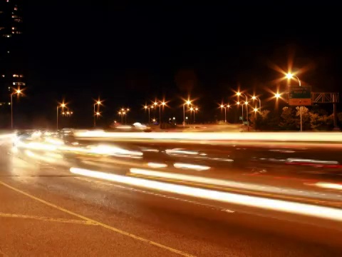 Lake Shore Drive北芝加哥Timelapse PAL视频下载