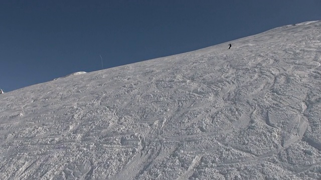 高山滑雪场视频素材