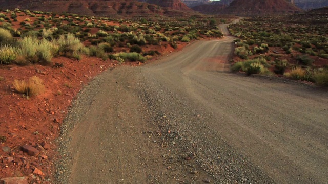 穿过众神之谷的道路视频素材