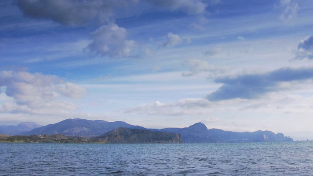 海景,云间隔拍摄视频素材