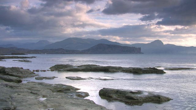 海景日落之后视频素材