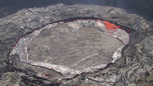 Erta Ale火山熔岩湖正在活动视频素材