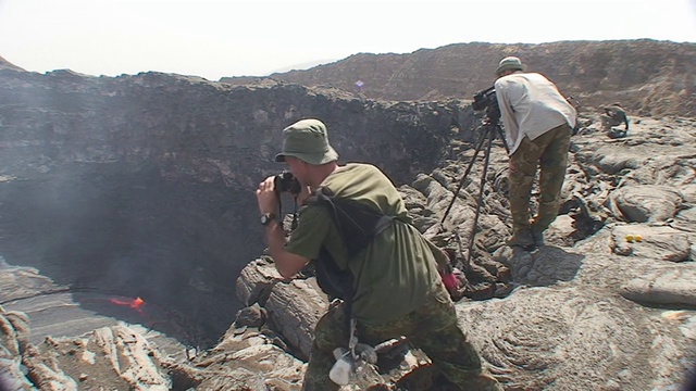 热的工作火山视频素材