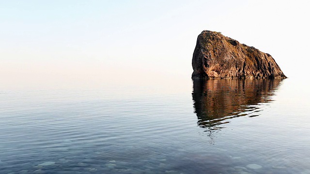 海洋岩石视频素材