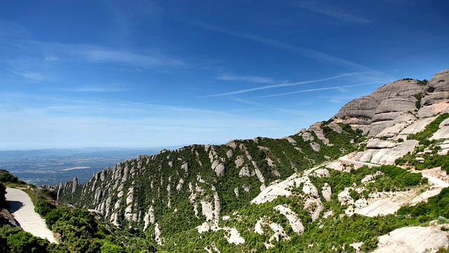 蒙特塞拉特山视频素材