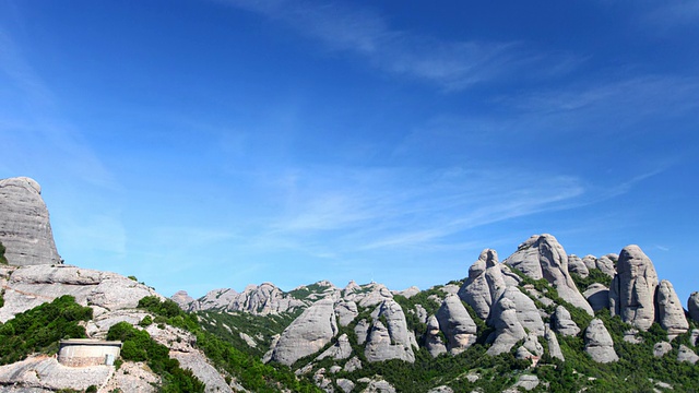 蒙特塞拉特山视频素材