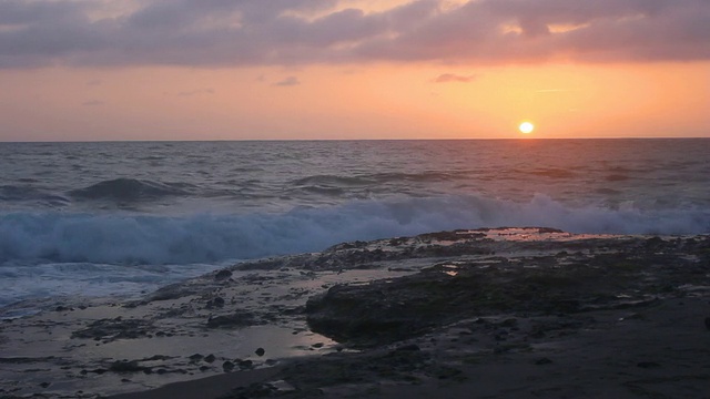 太阳，风，浪。视频素材