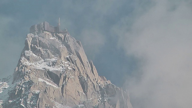 阿尔卑斯山和勃朗峰放大视频素材