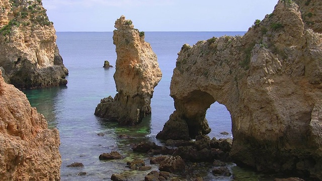 葡萄牙阿尔加维海岸线视频素材