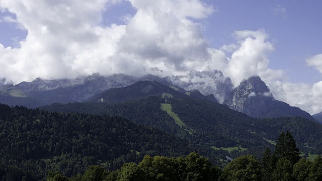 云在Wetterstein视频素材