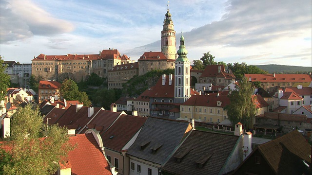 Cesky Krumlov -教科文组织遗产视频素材