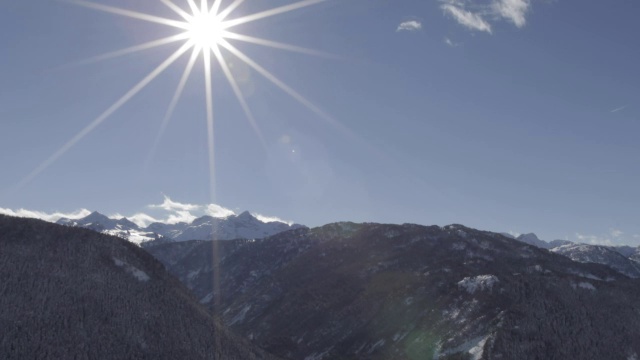 雪山时光流逝视频素材