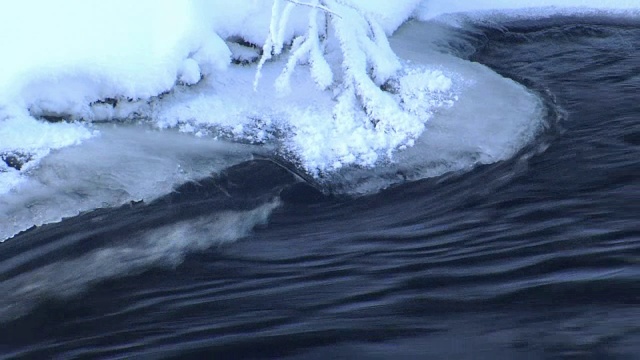 冰和自来水视频素材