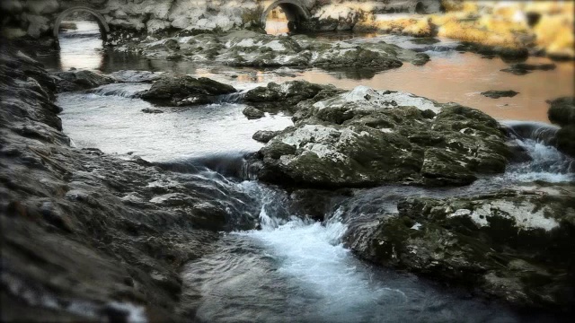 河流特写视频素材