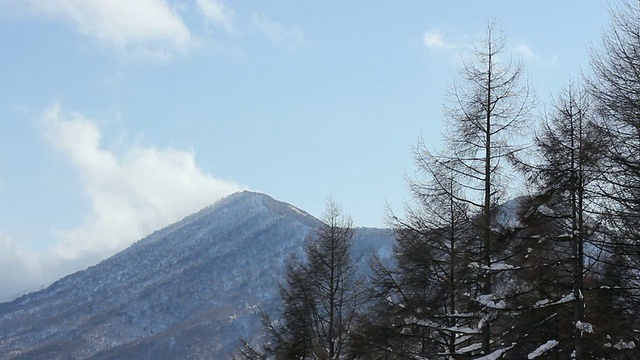 冬山时光流逝视频素材