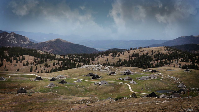 山全景视频素材