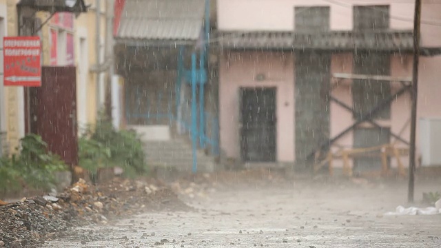 大雨视频素材