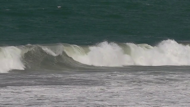 海浪慢镜头(高清)视频素材