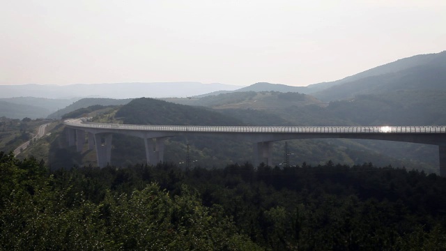 高速公路,桥梁视频素材