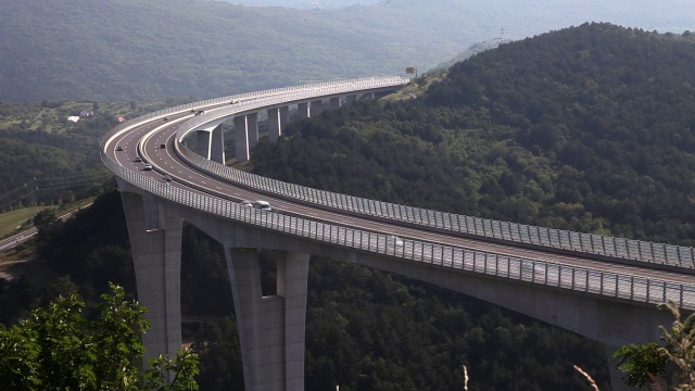 高速公路,桥梁视频素材