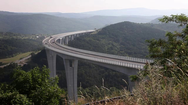 高速公路,桥梁视频素材