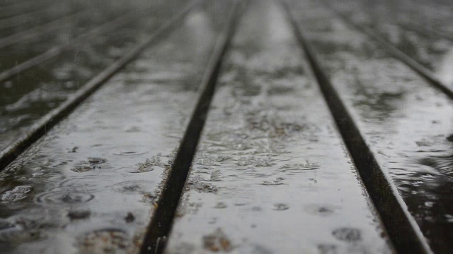 强降雨视频素材