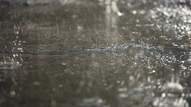 雨天视频素材