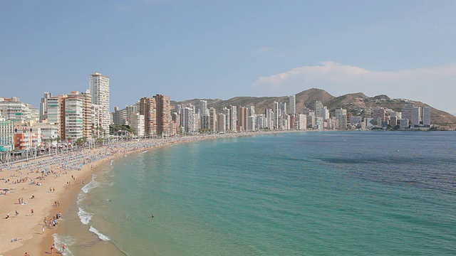 Benidorm、西班牙、视频素材