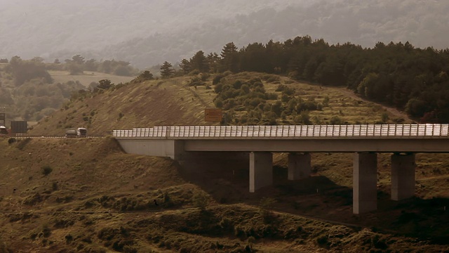 高速公路时间流逝视频素材