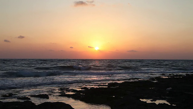 海上日落视频素材