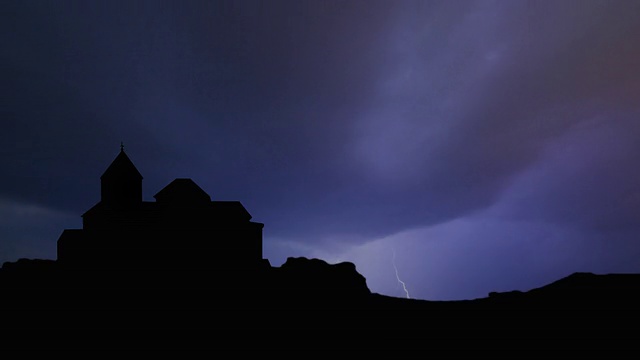 亚美尼亚七雷雨修道院视频素材