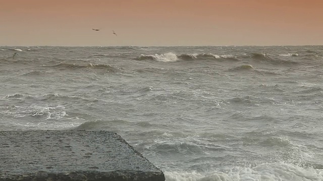 风暴浪视频素材